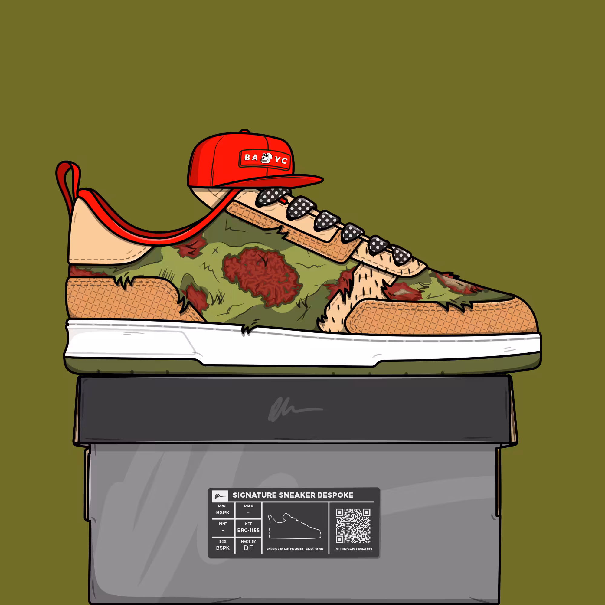 Signature Sneaker 'BAYC #4876'