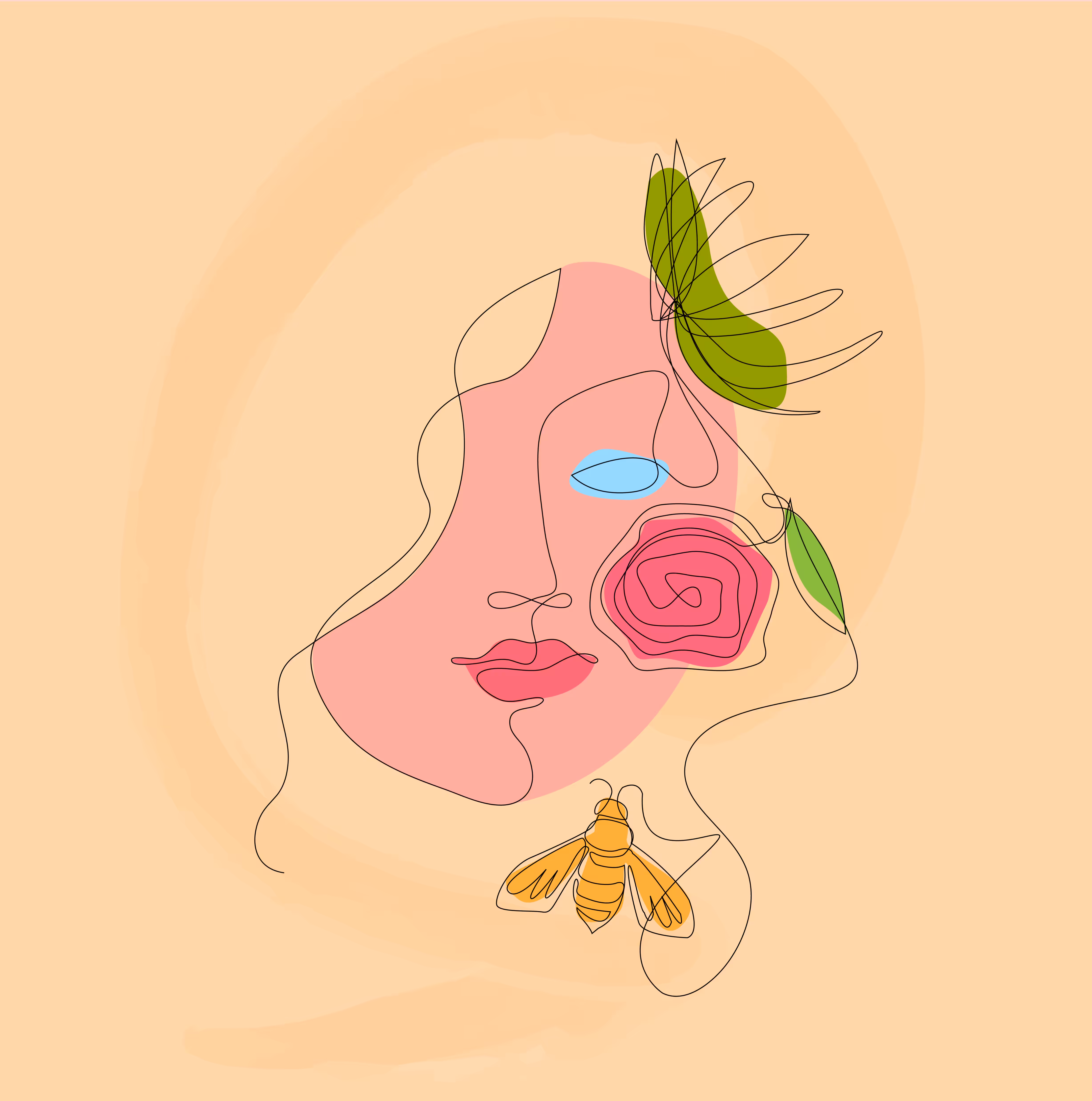 tezoart: Rose girl