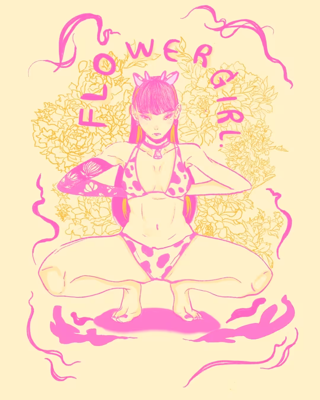 FLOWER GIRL (CREAM)