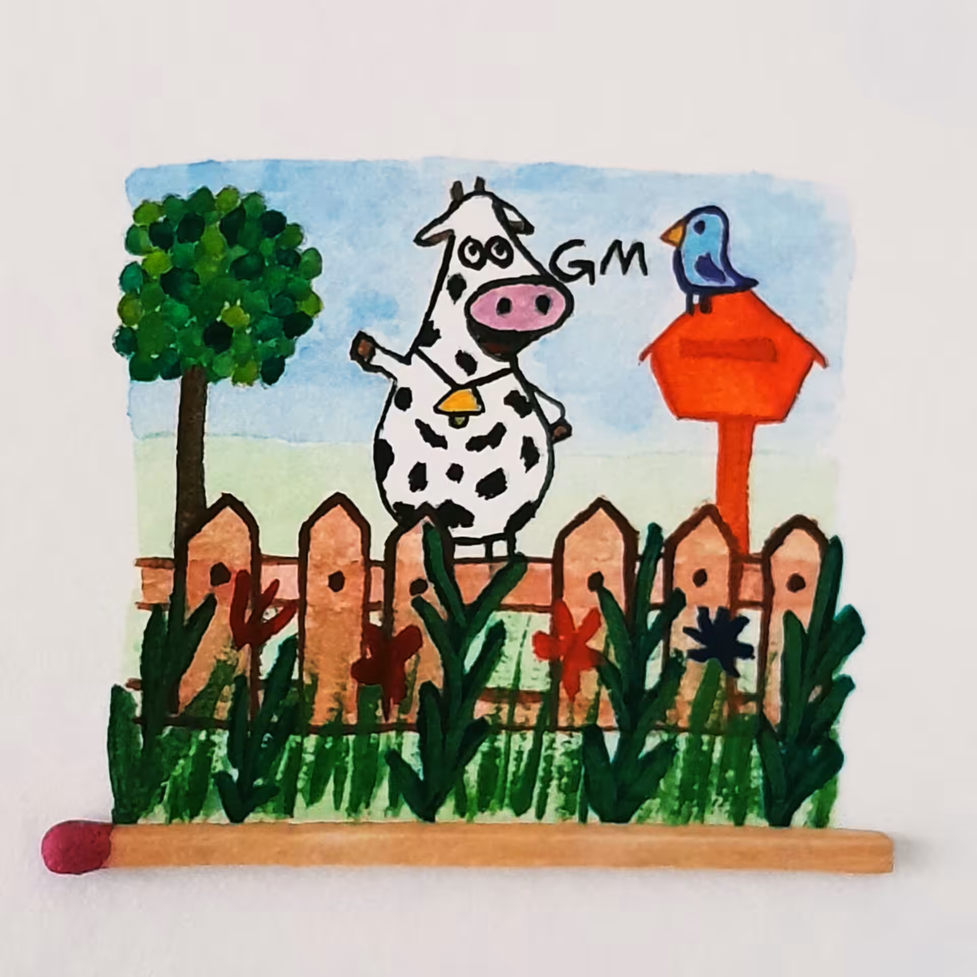  Matchstick: Cow 4