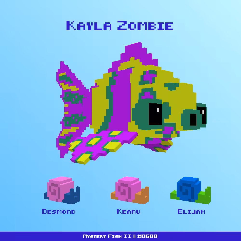 Kayla Zombie :: Mystery Fish 0688/1000