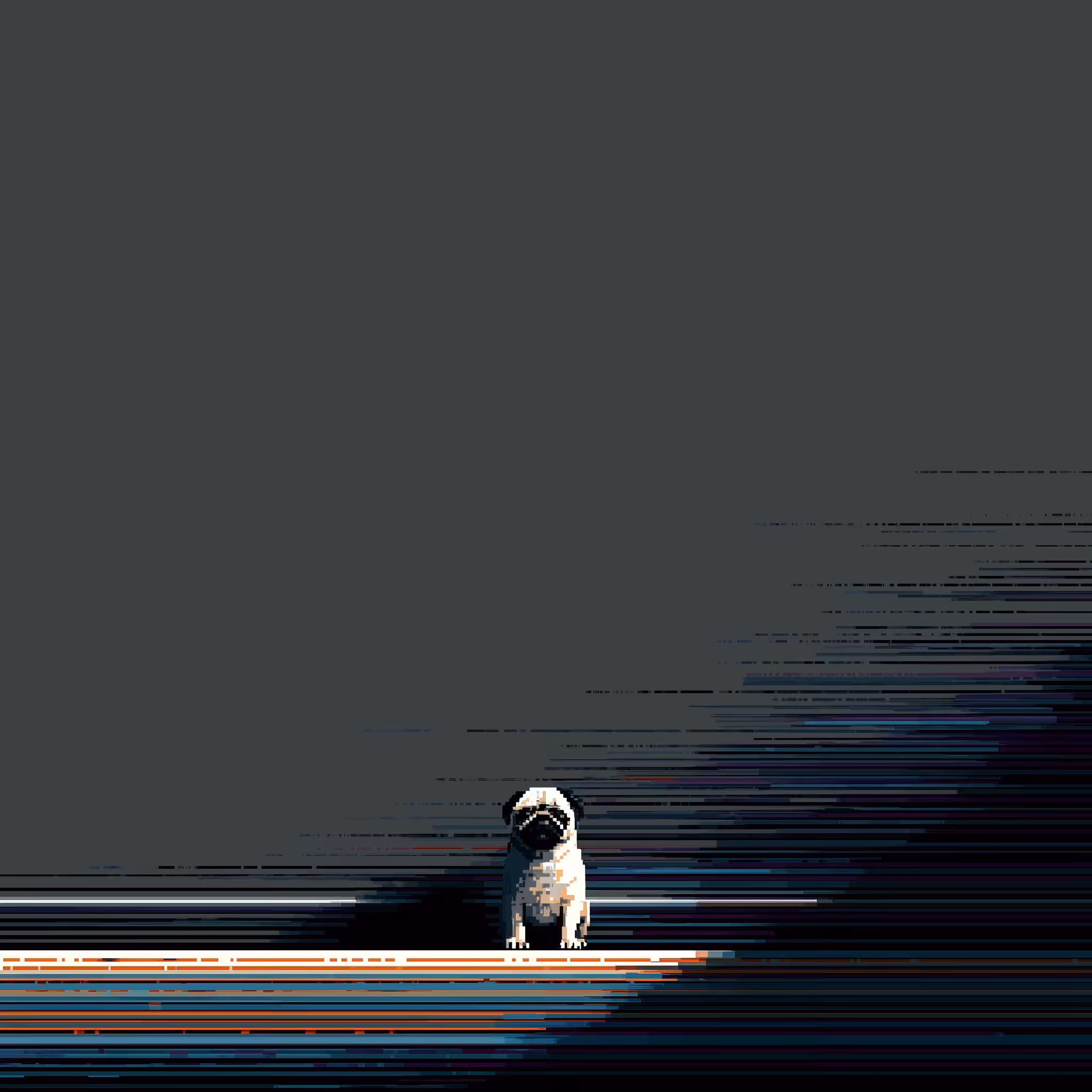 #TEZSQUARE PIXEL PUG