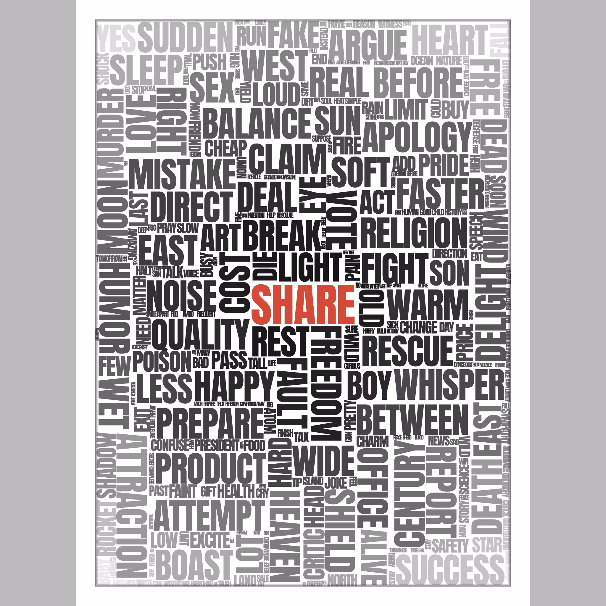 ONE WORD (Ed.1) #32