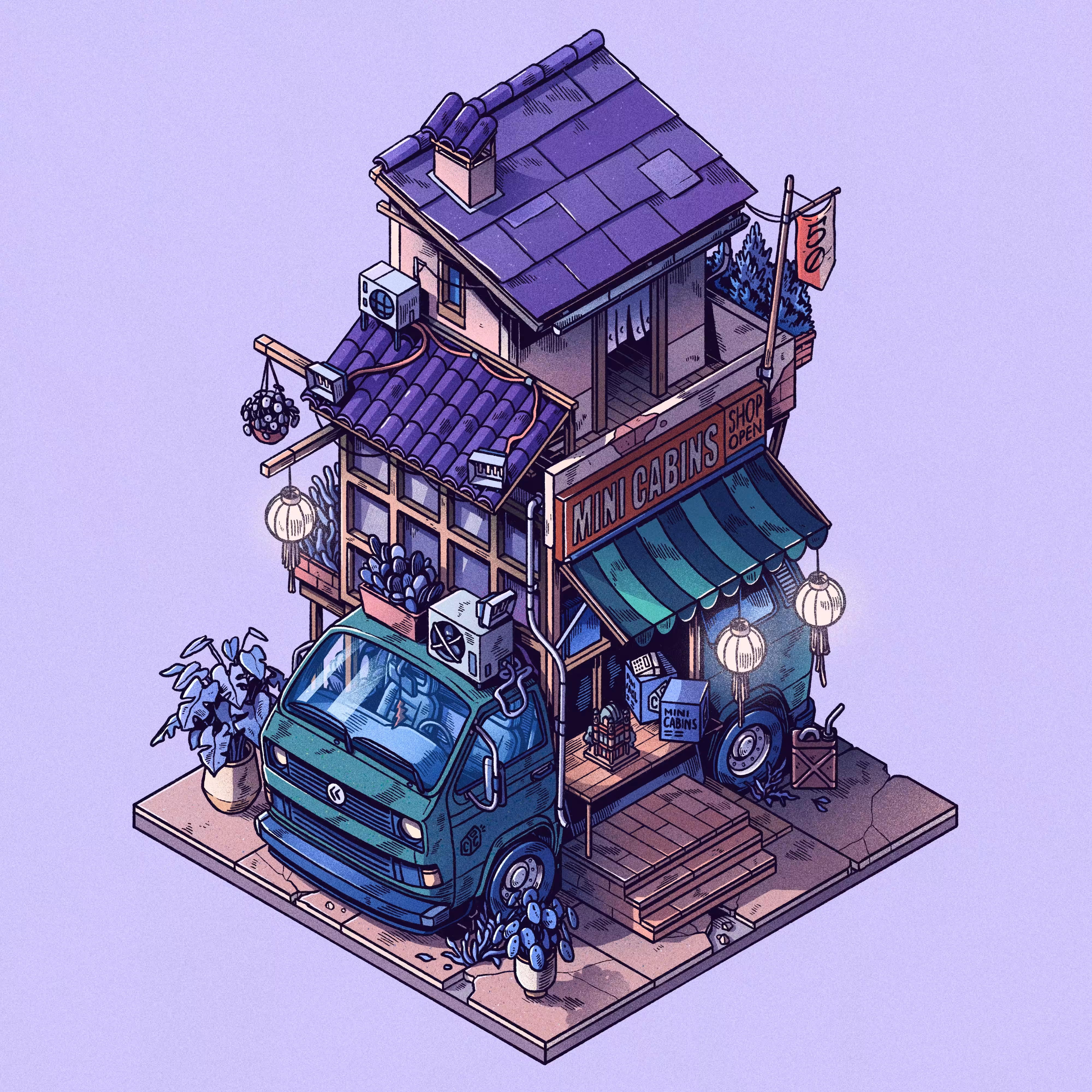 Curious Cabins #50: Caravan #37