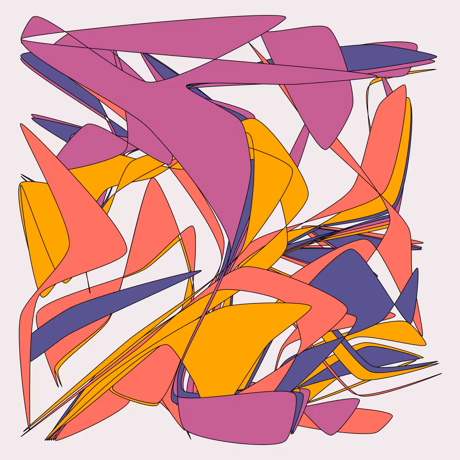 Geometric colorful shapes 2 (Free edition) #154