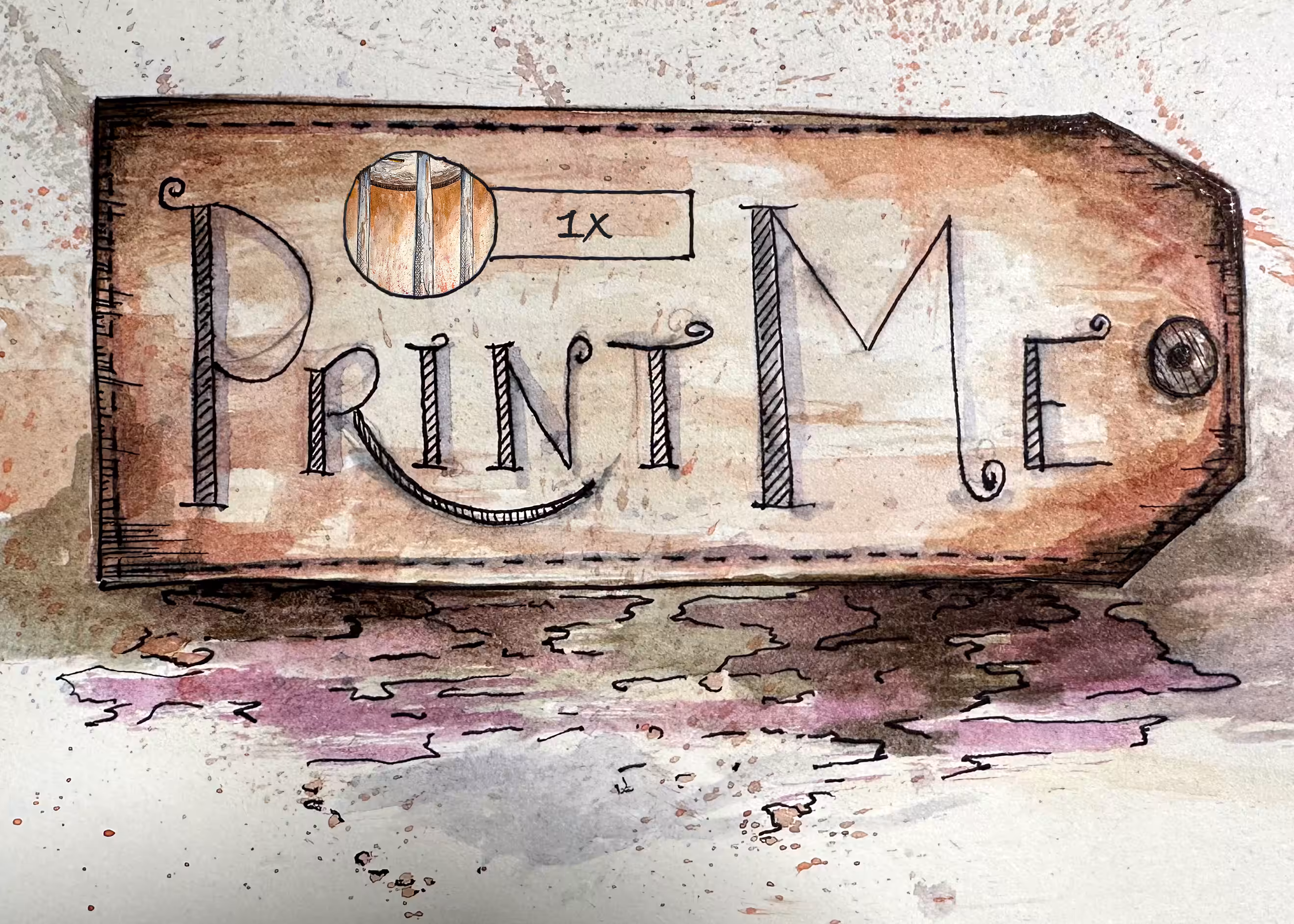 Three-legged Table - Print Pass