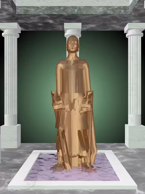 HeavenComputer: The Indifferent Old Bronze Woman #1076