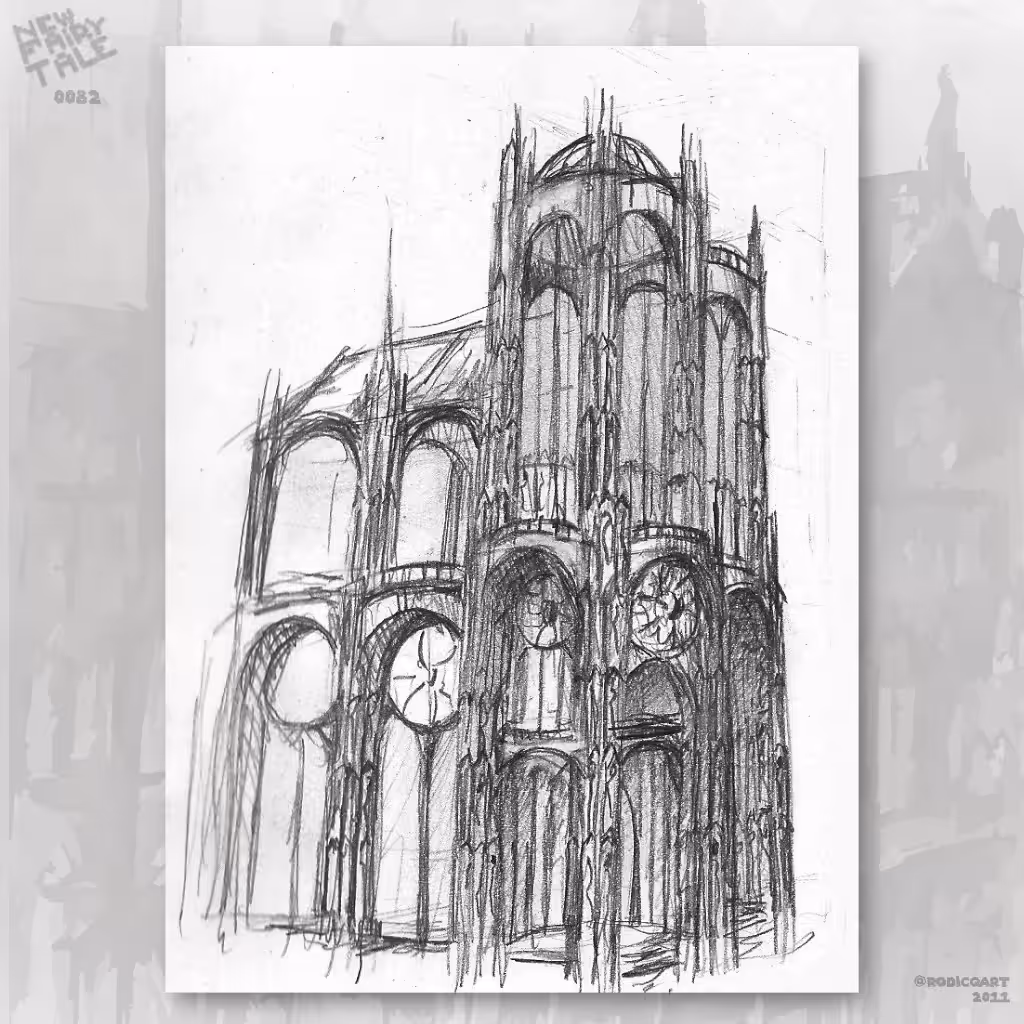 Cathedral in Sketchbook 0082