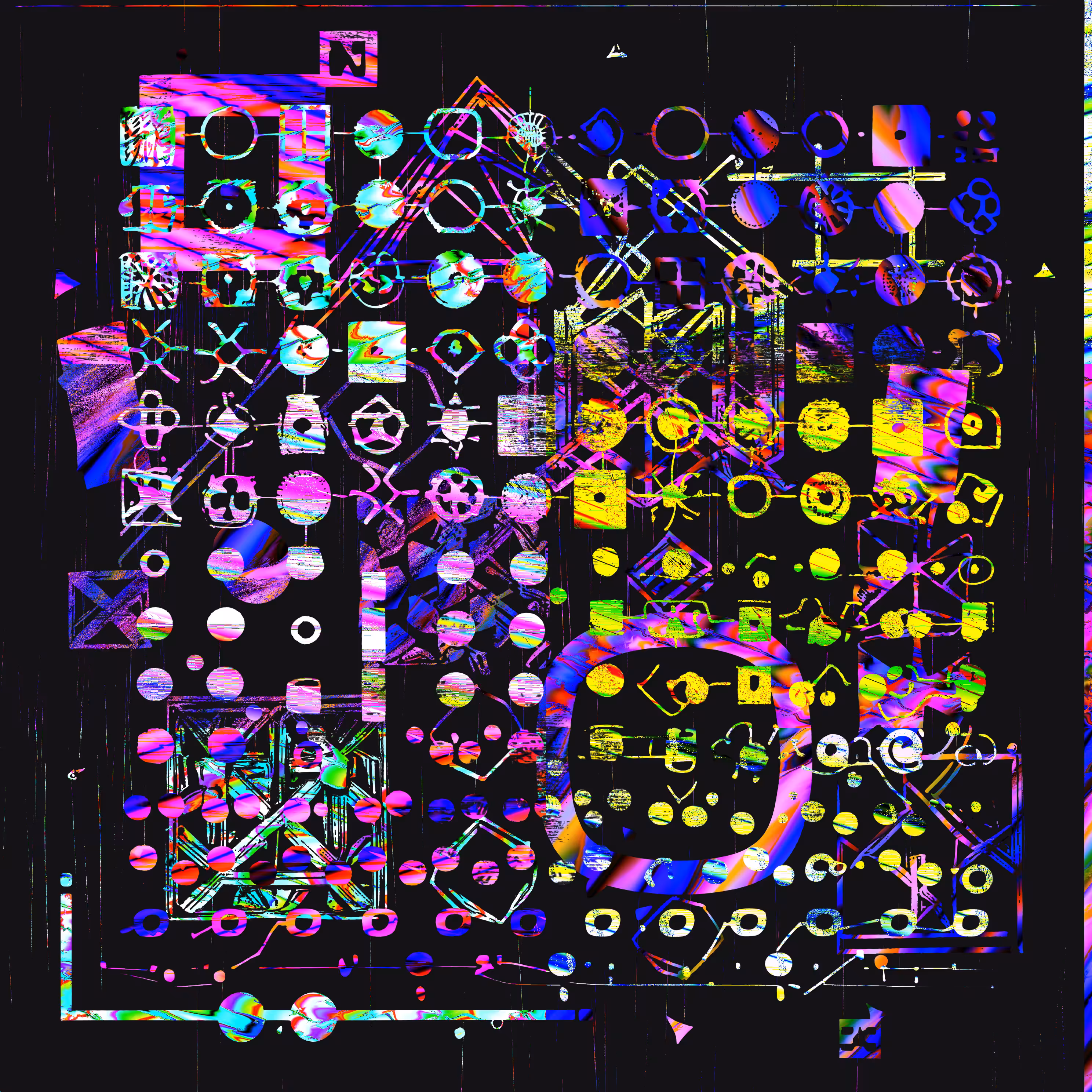 3 / Time's kaleidoscope twists reality into a cosmic dreamscape of wonder