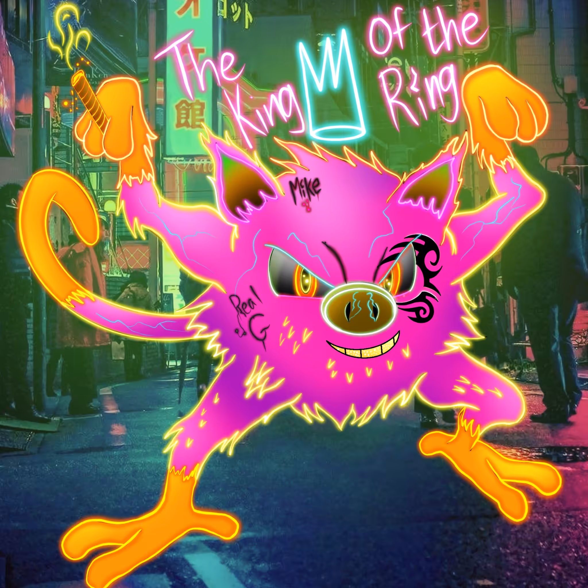Trainer Tysons Shiny Mankey, King Of The Ring