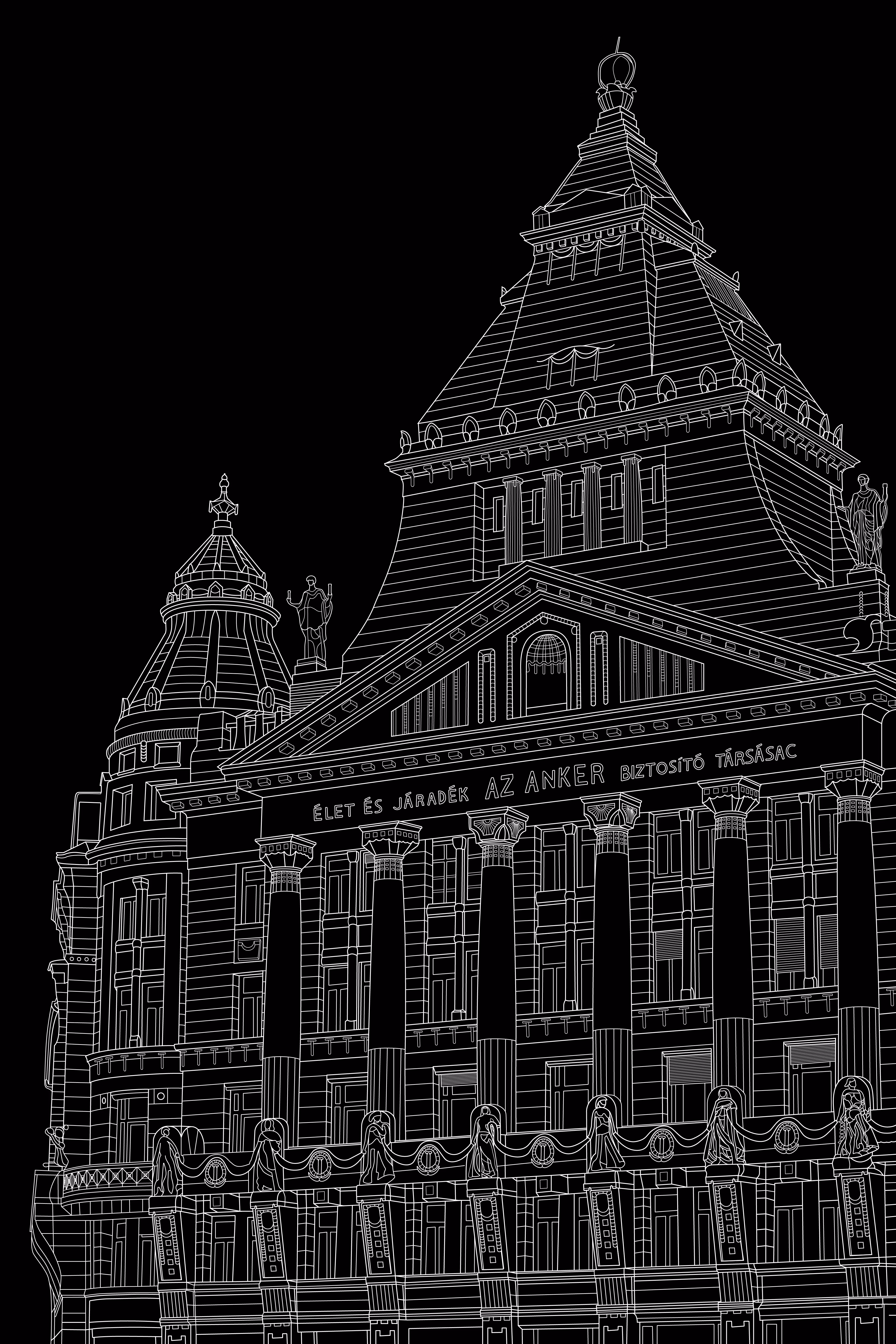 az anker budapest, hungary dark mode