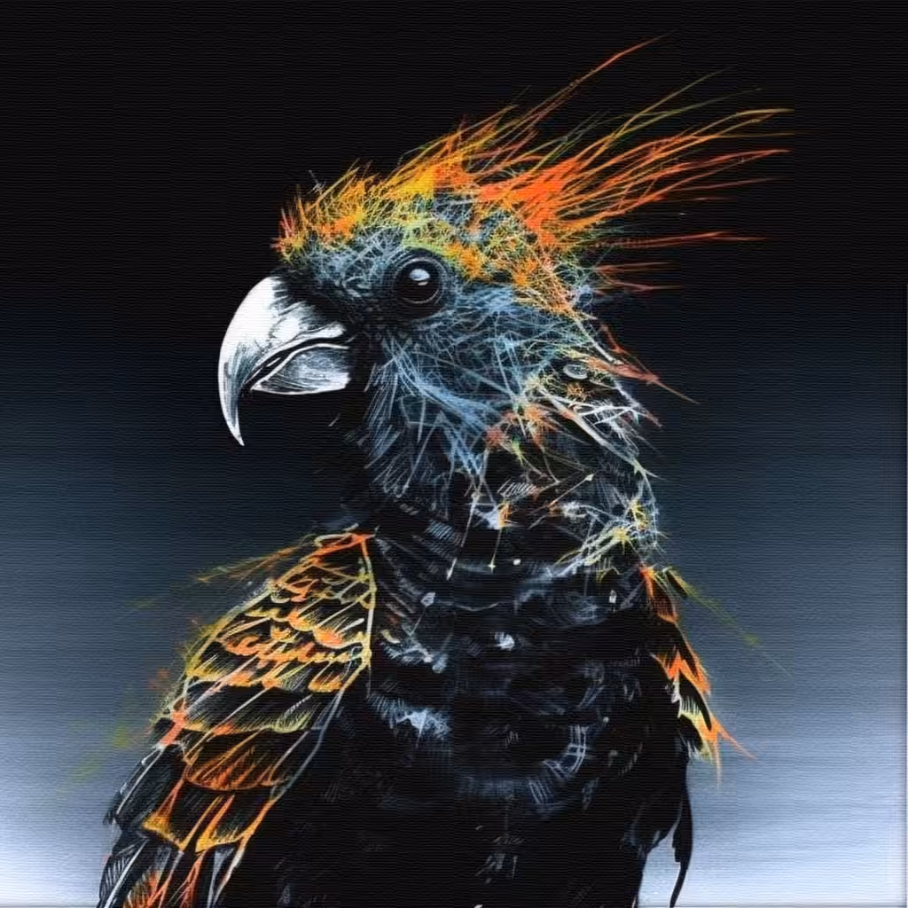 Red Tailed Black Cockatoo