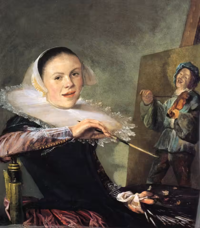 Women in Art Animated No. 9 - Judith Leyster, Self-portrait