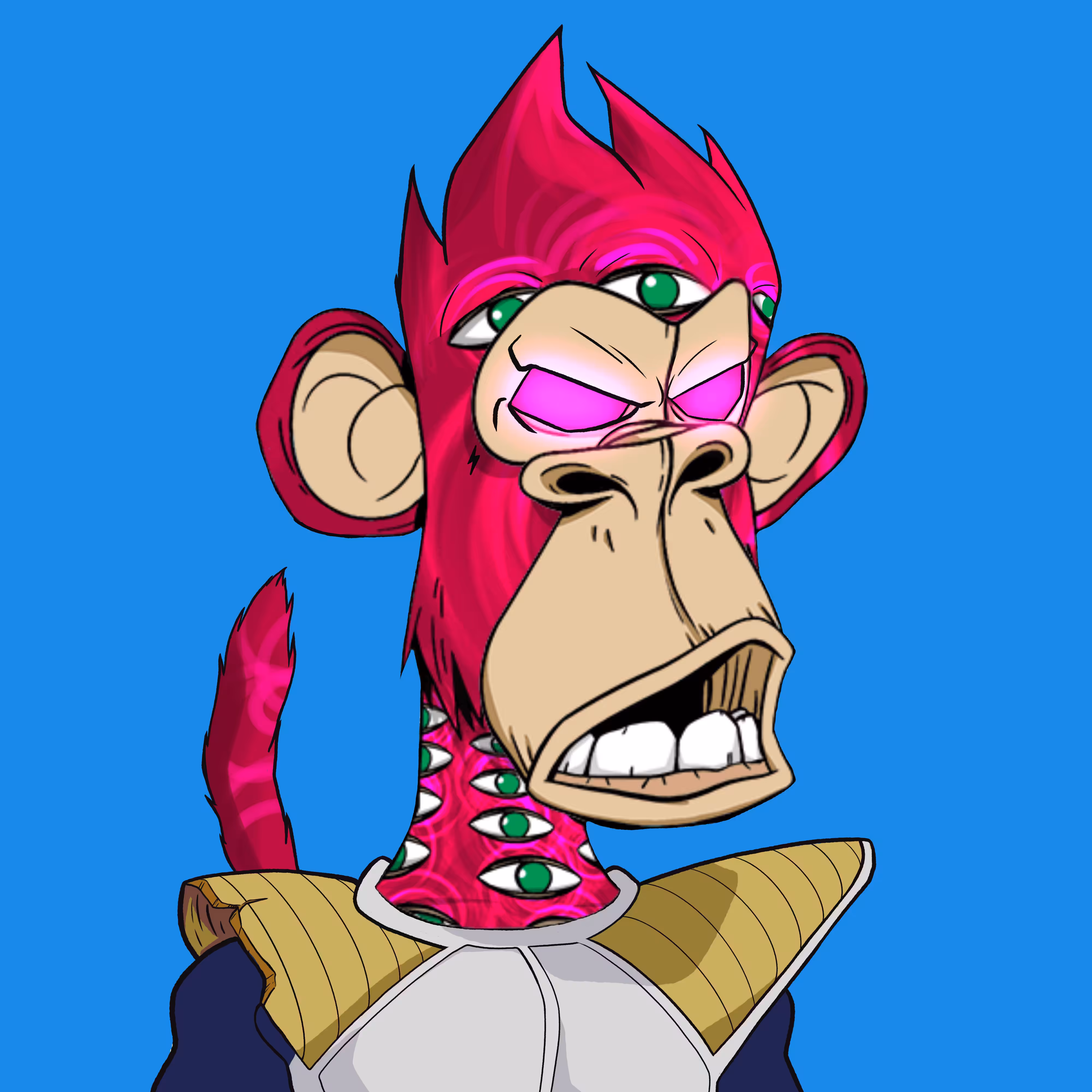Bored Great Ape Vegeta