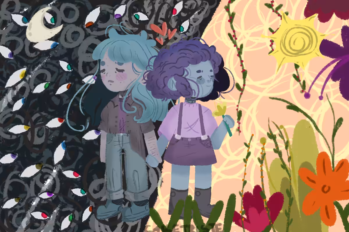 between spirits