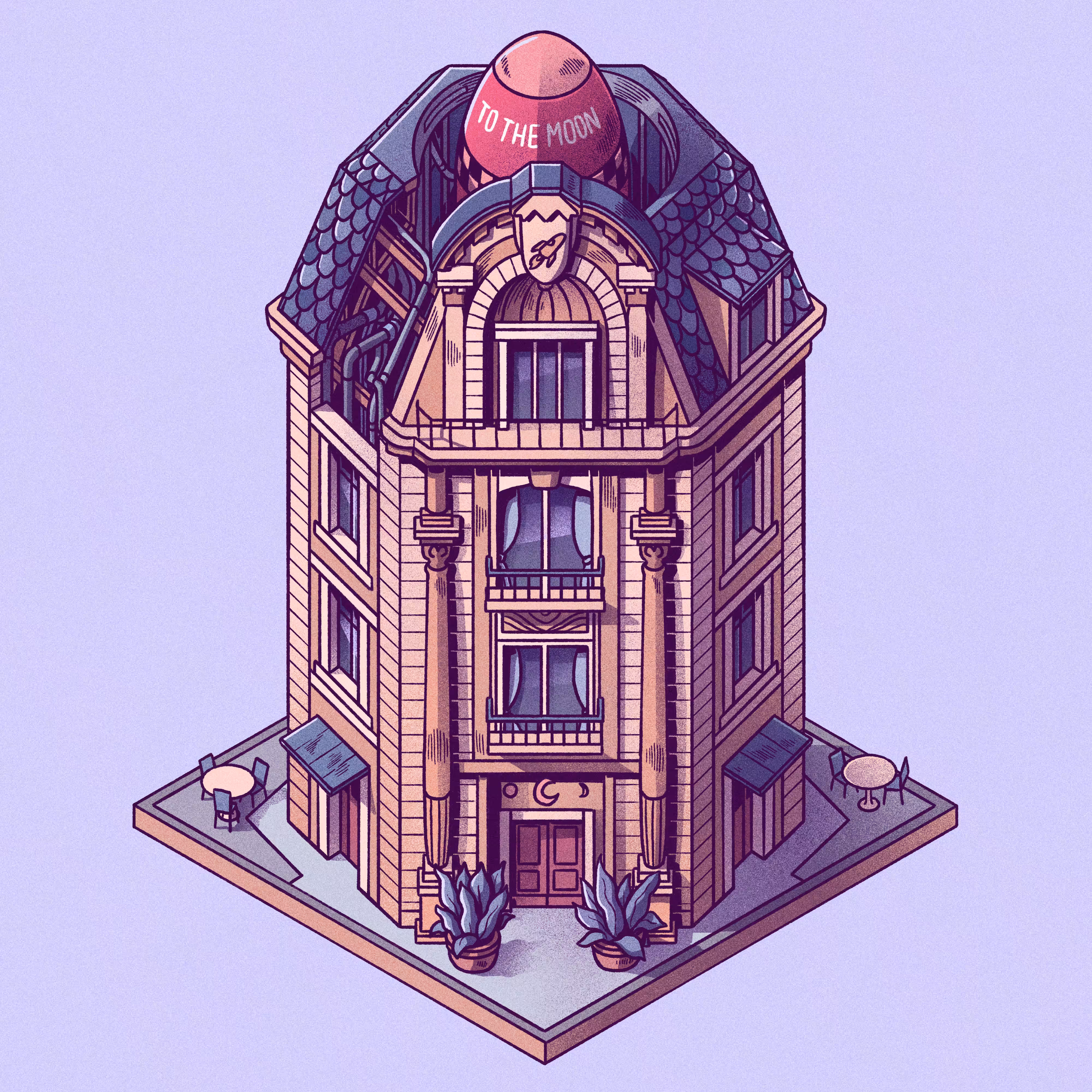 Curious Cabins #09 — Moon