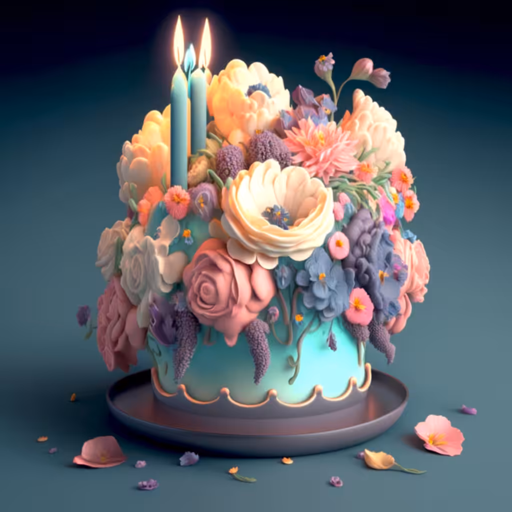 Glorious Happy Birthday Cake