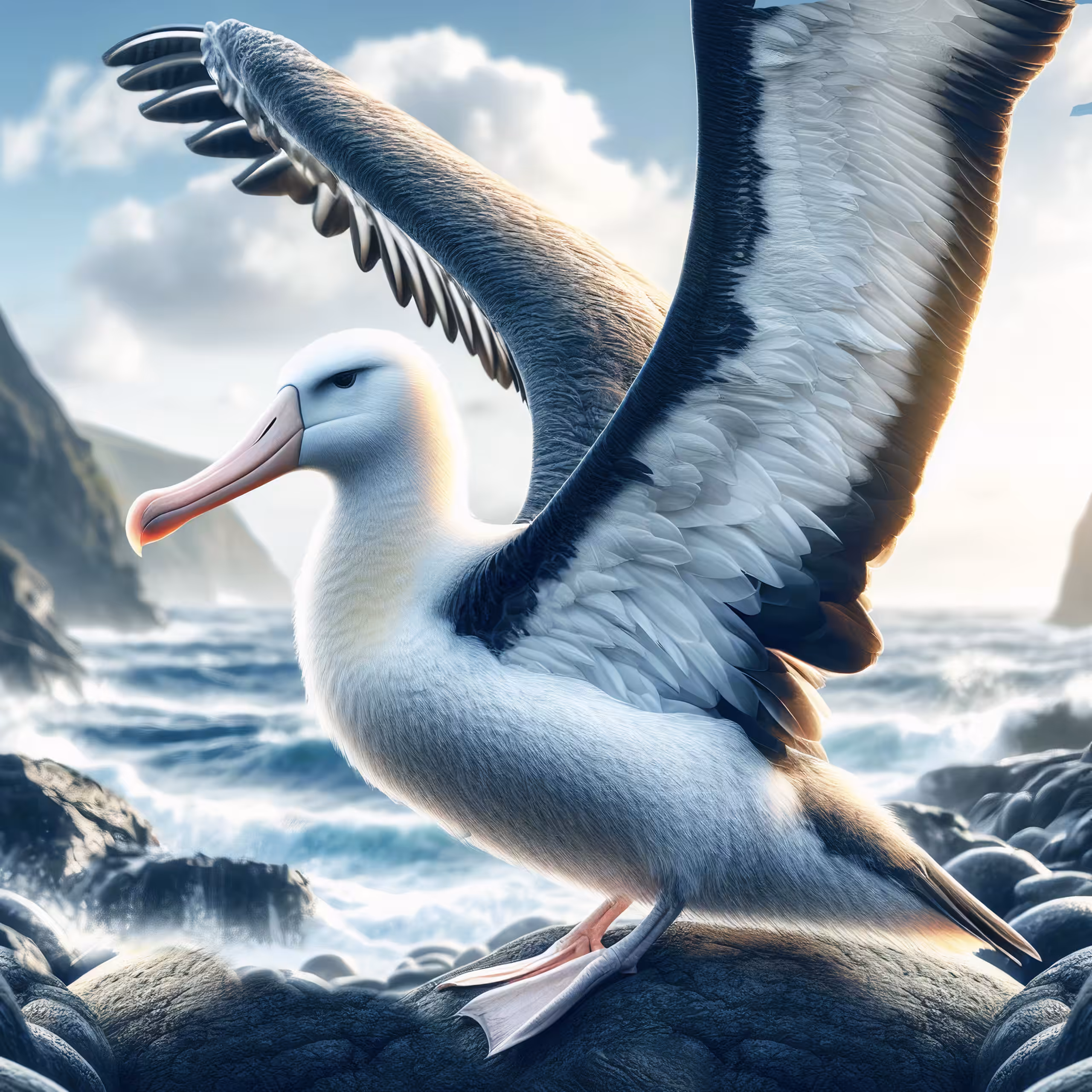 The Waved Albatross Bird