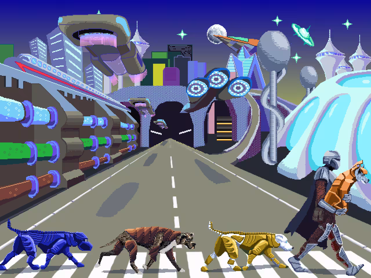 Interplanetary trip.
