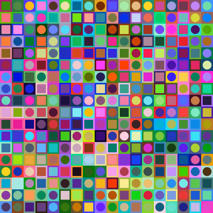 Square Dot Composition #11