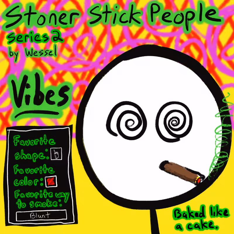 Stoner Stick People Series 2 #65