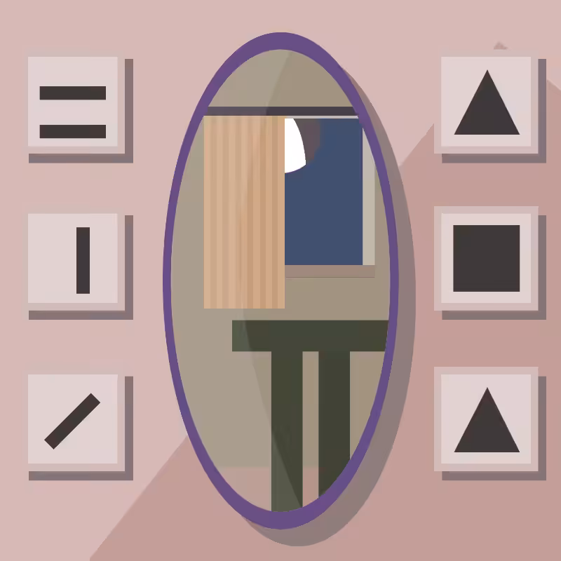 A moon in\and the mirror. #32