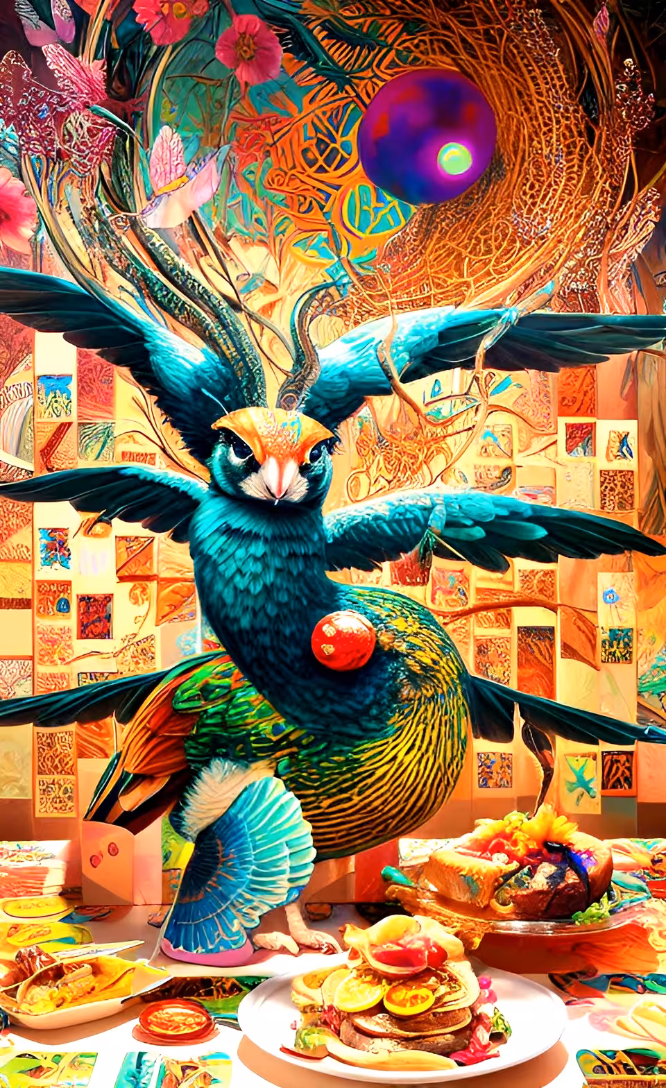 AI & ME: Ostara & Easter Greetings #28 FENIX