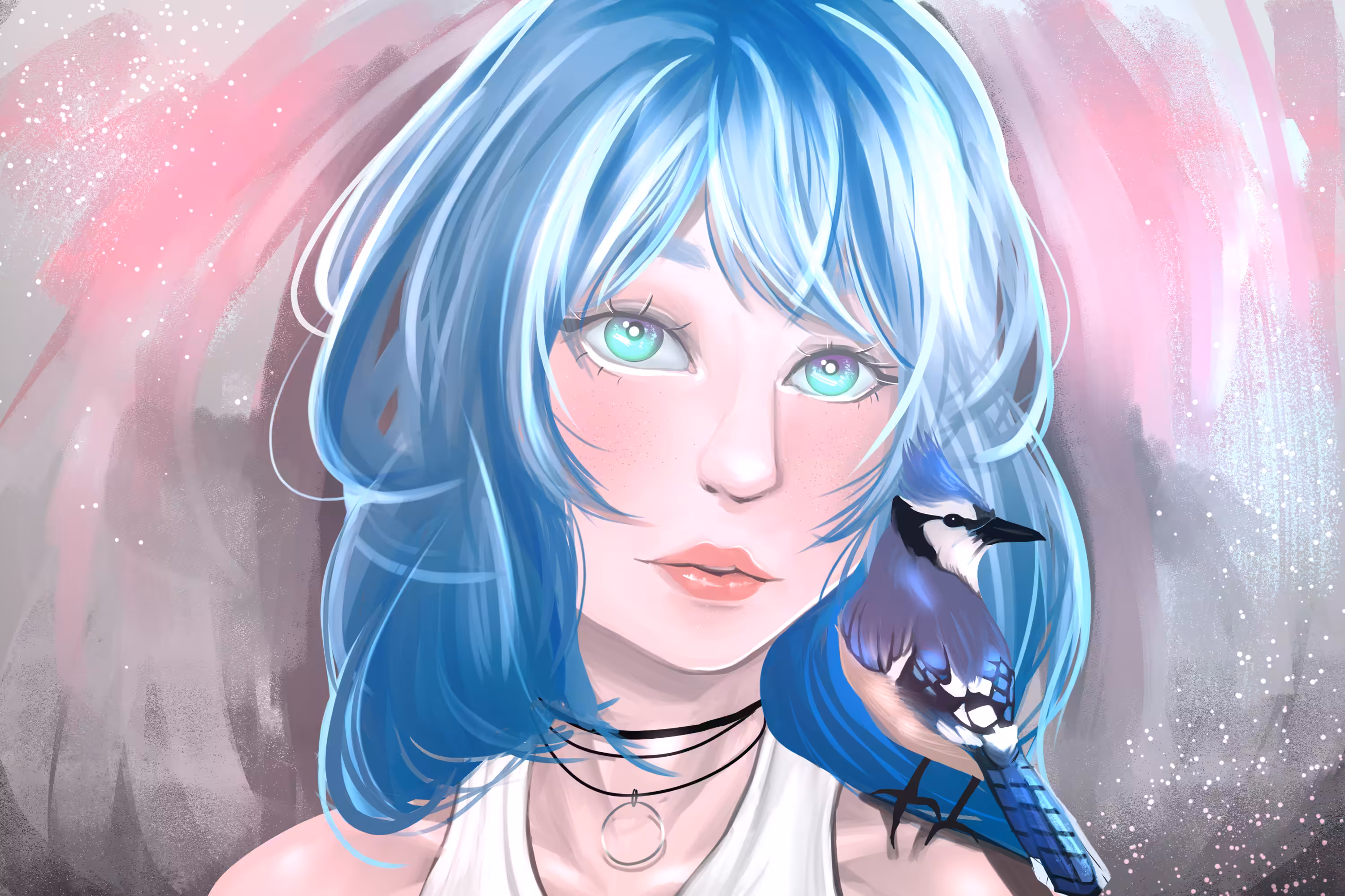 BIRD LADY #2: Blue Jay