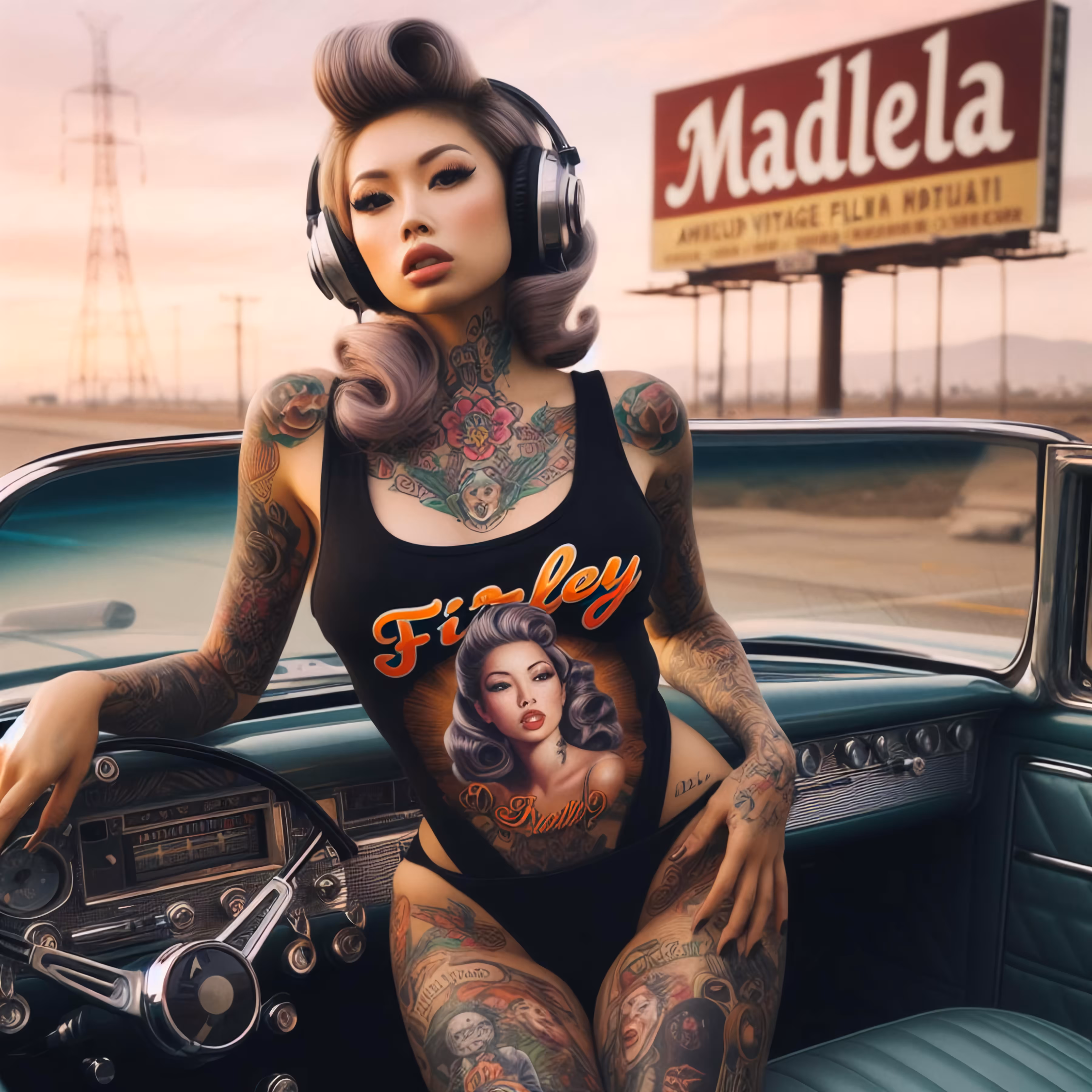 Retro Rhythms and Inked Reverie