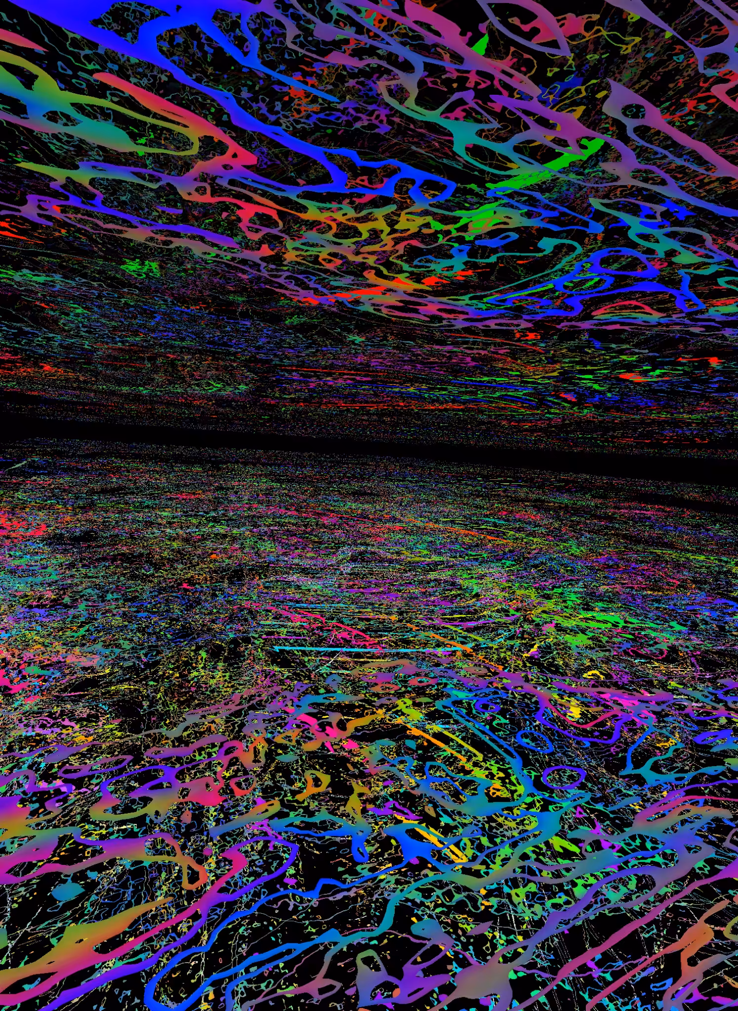 Brightly colored layers