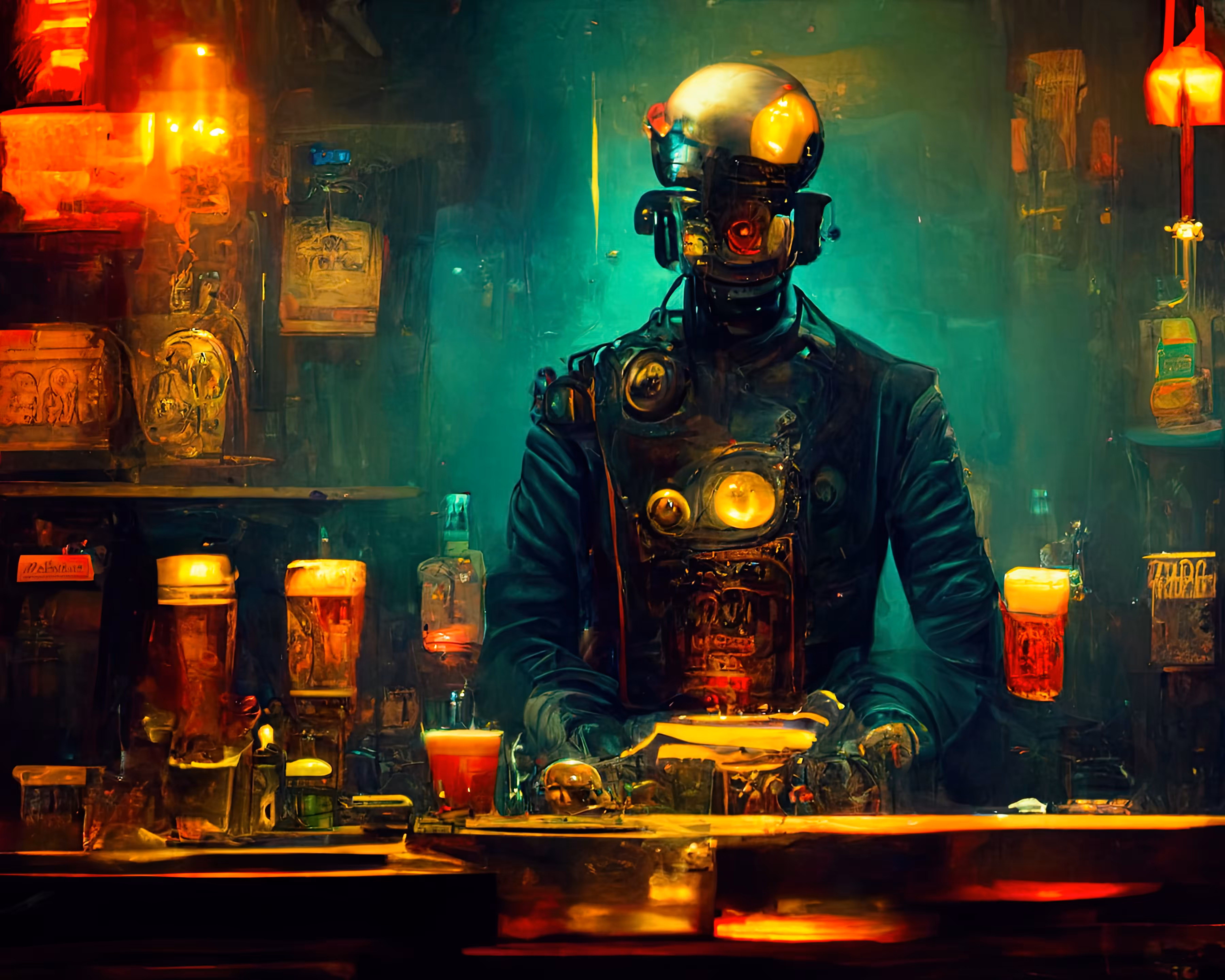 The Mixologist at the Kinetic Club