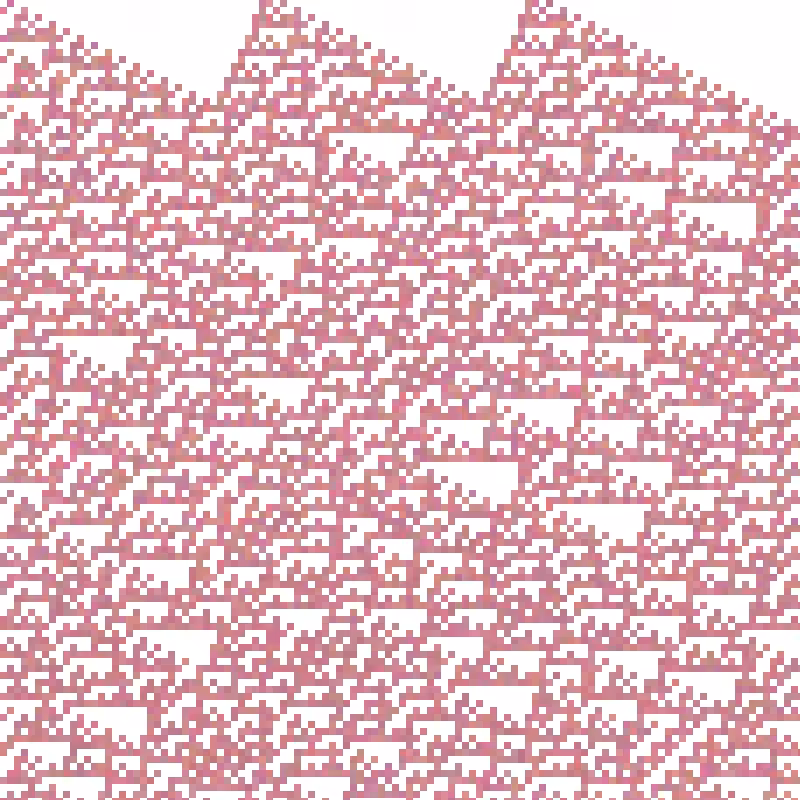 Colored Elementary Cellular Automaton #51