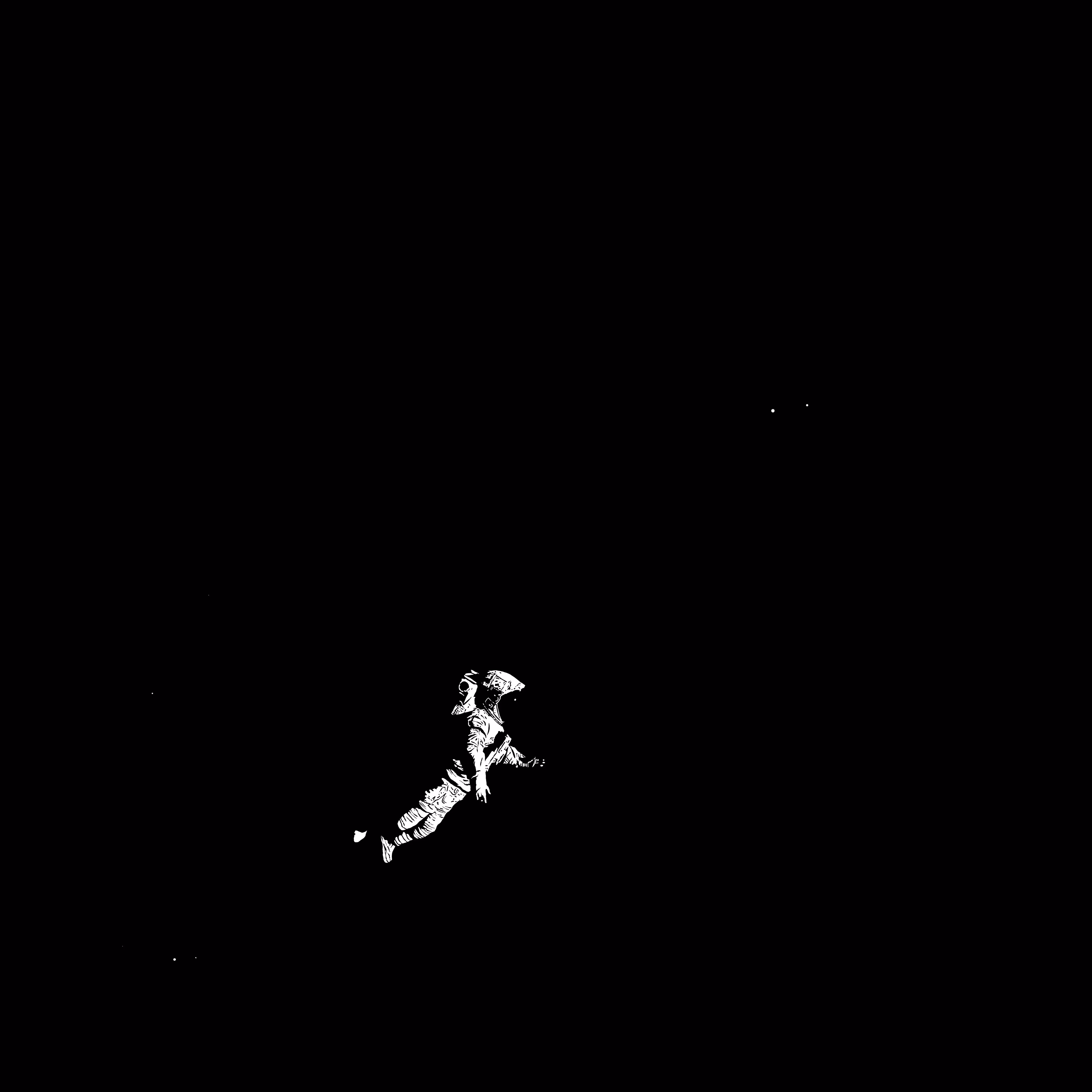 The astronaut