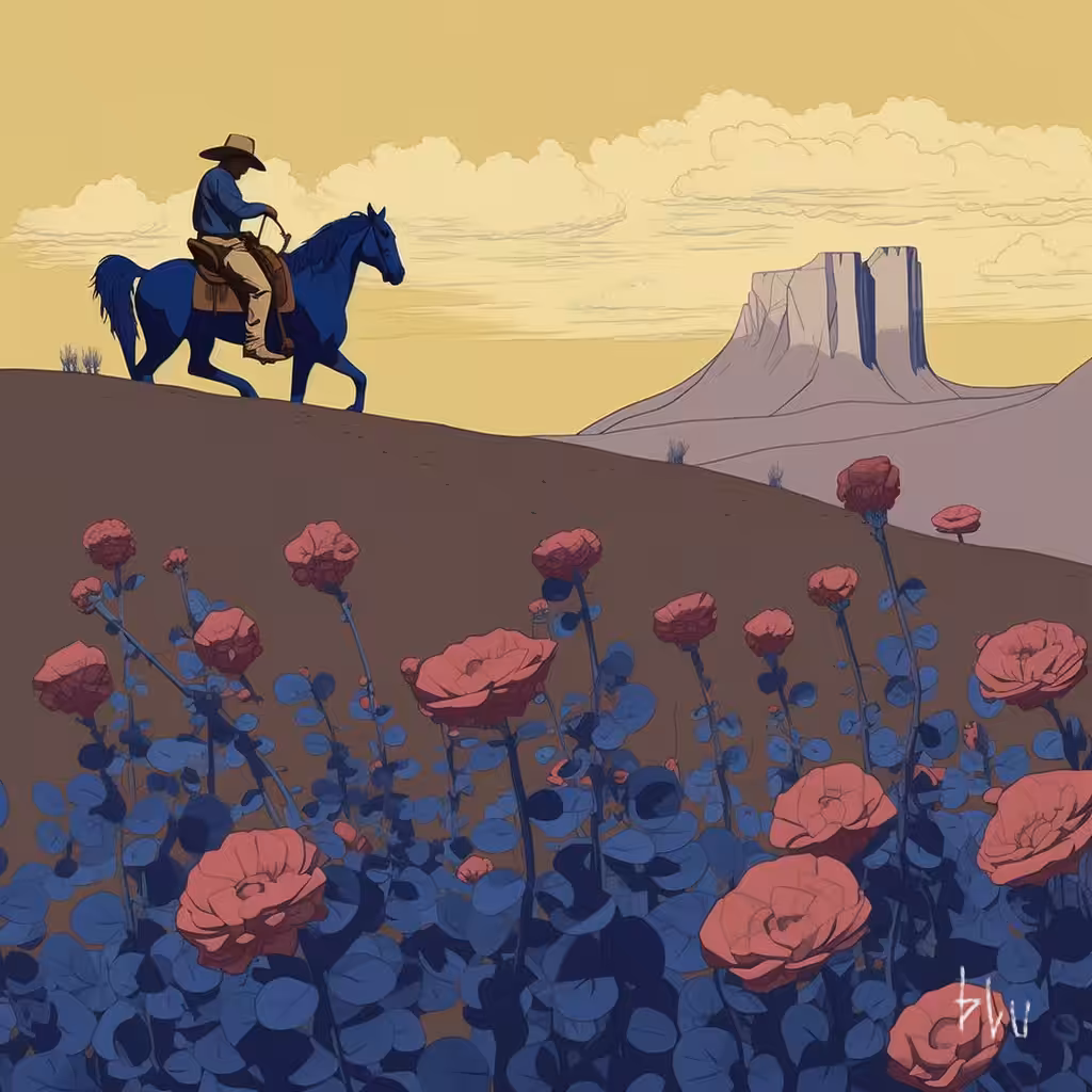 Hats, Flowers and Guns #17