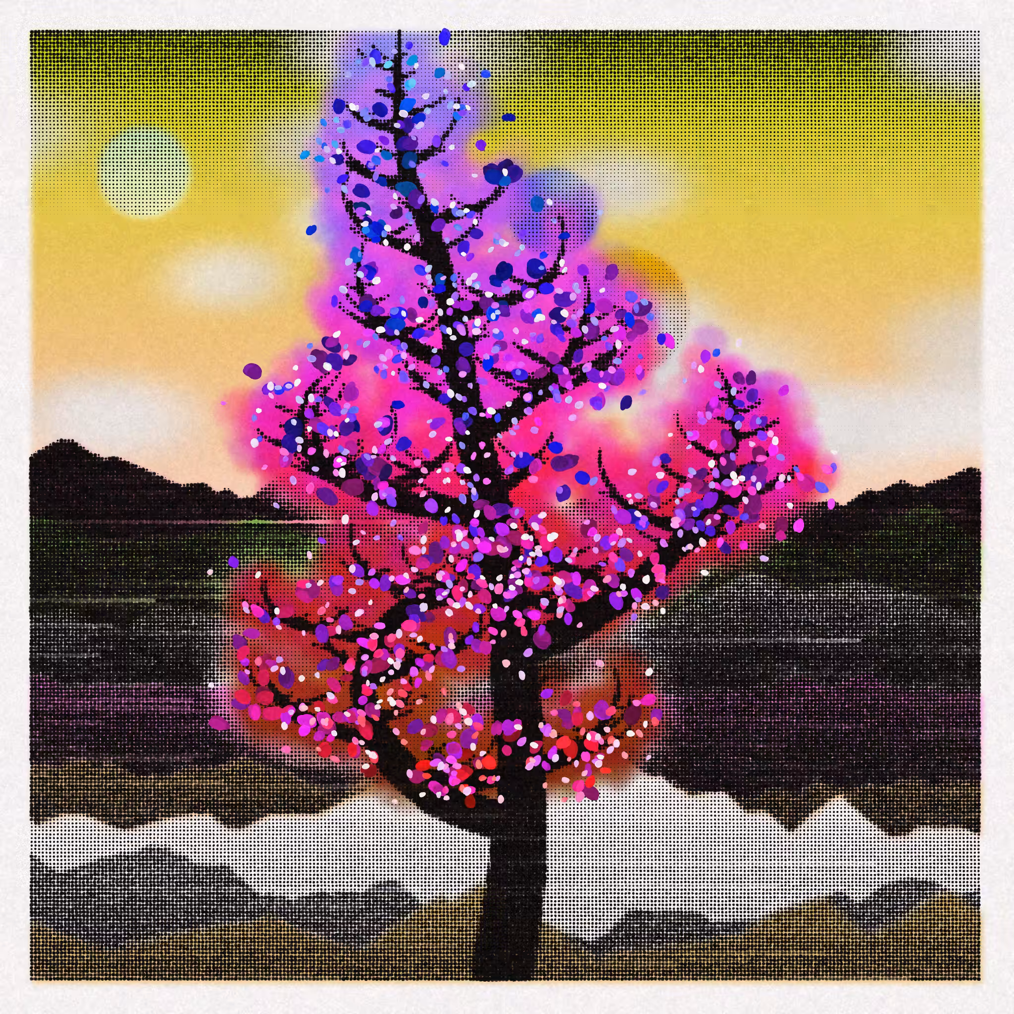 Dithered Branches #154