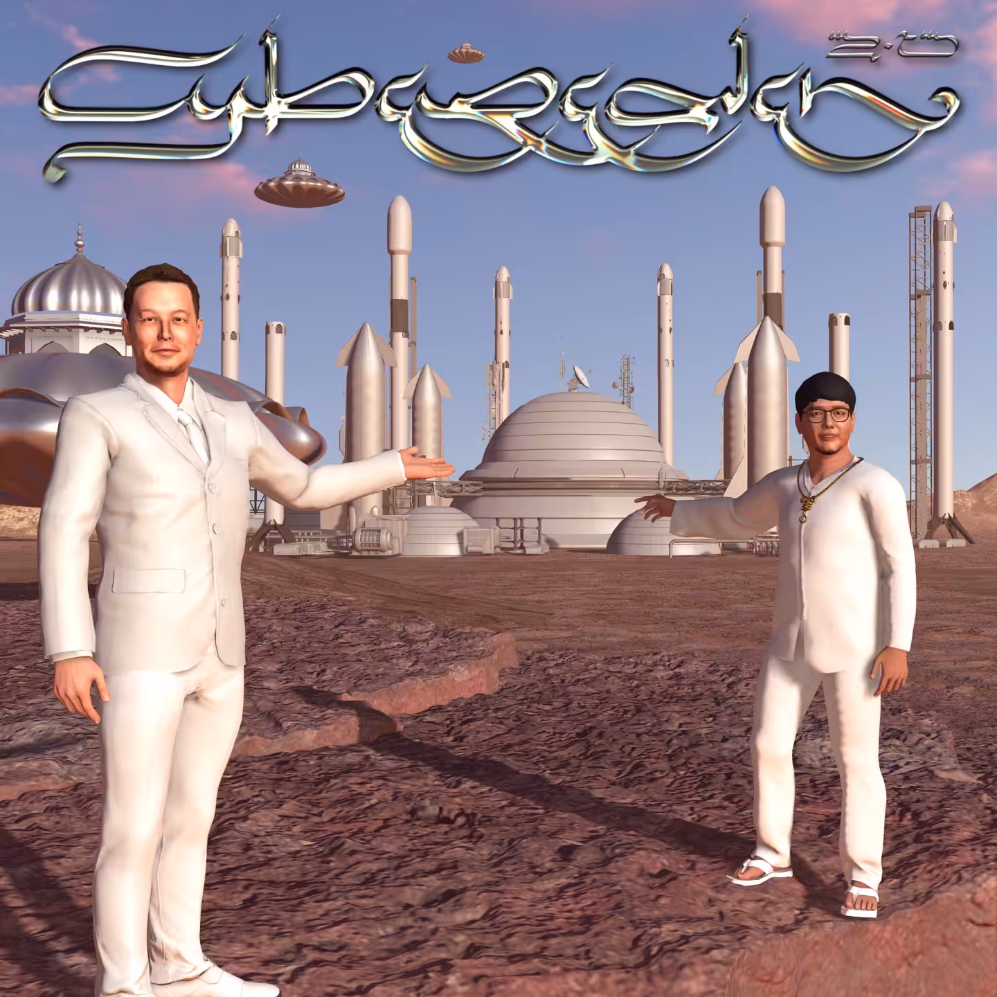 Cybereden Server Farm Temple on Mars