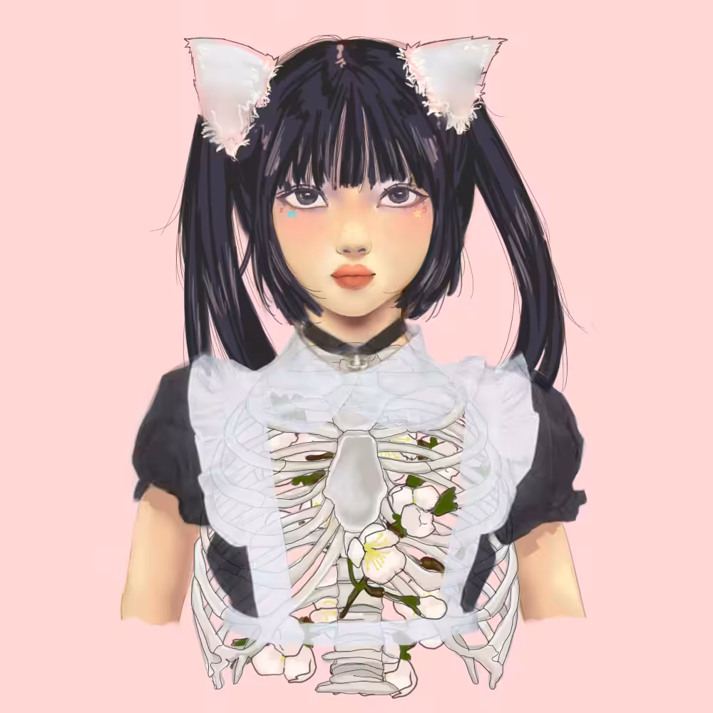 Blooming Skeleton 03