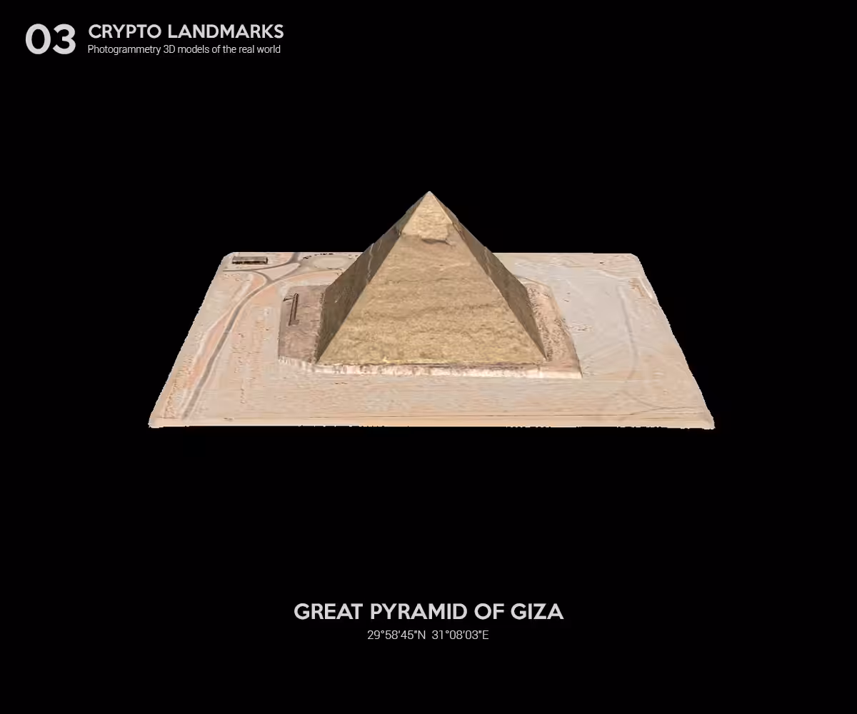 Crypto Landmark #03 - Great Pyramid of Giza