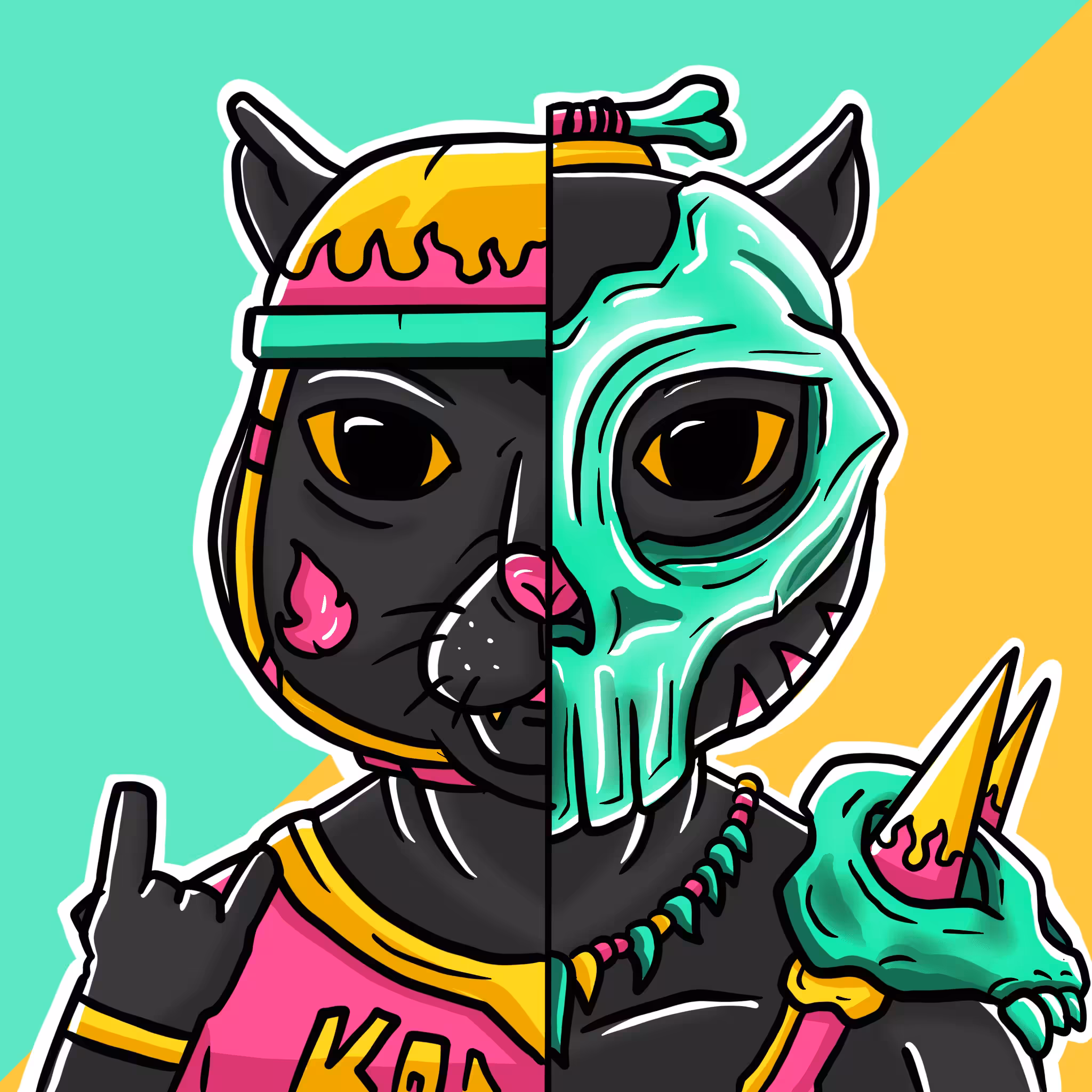 Black Cat / Skull Keeper (Common)