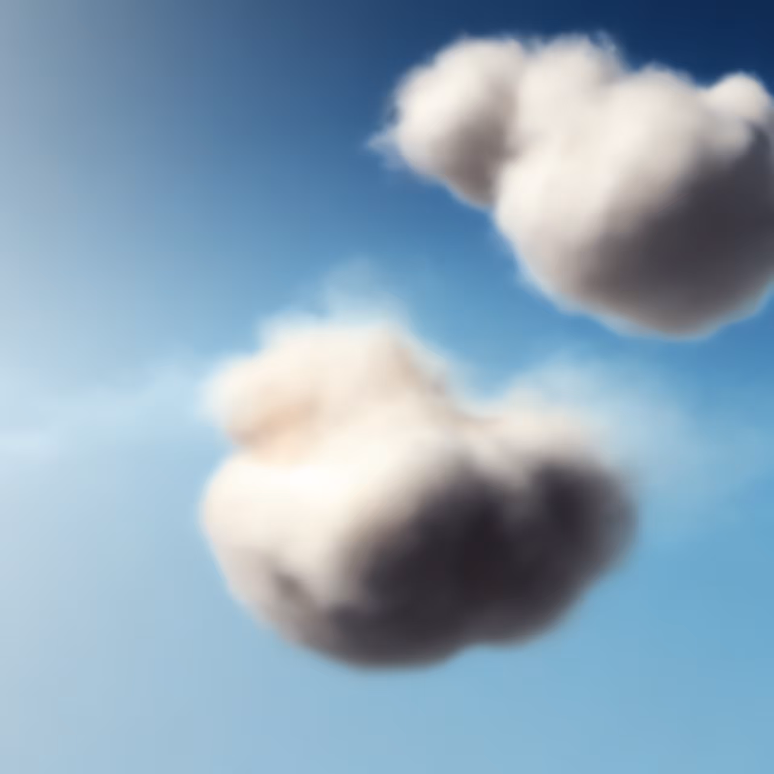 ☁︎ clouds ☁︎ in symmetrical space