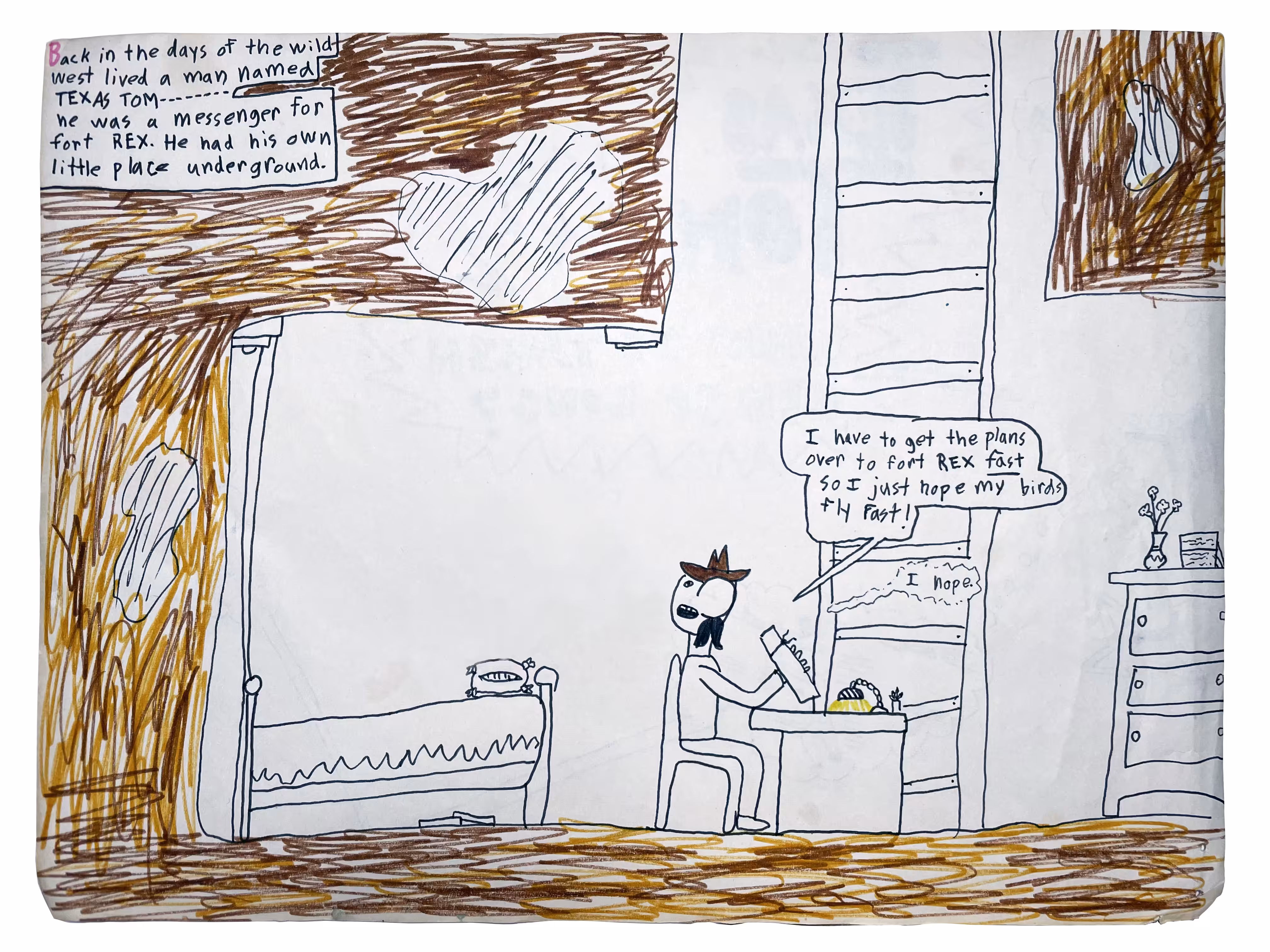 Texas Tom - What Is Takin' Him So Long? - Page 1