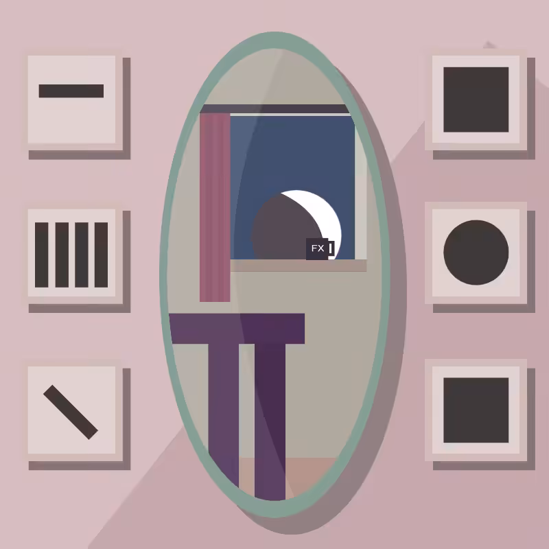 A moon in\and the mirror. #11