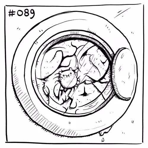 Suicidal Hamster #089 - Washing Machine