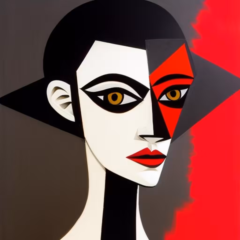 Cubist #108 (Gothic Female)