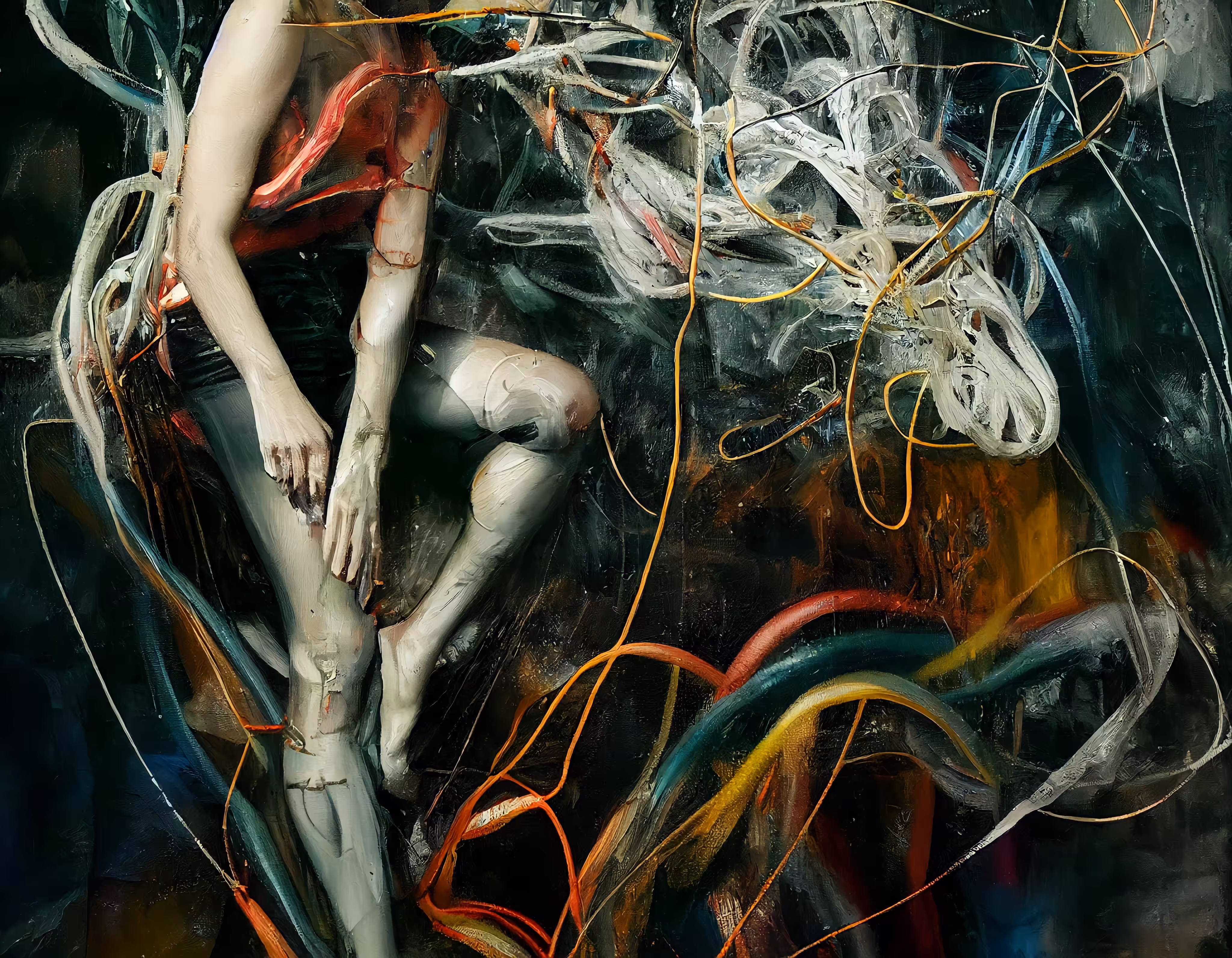 I USED TO BE A PAINTER : KEEP THE FIRE BURNING 