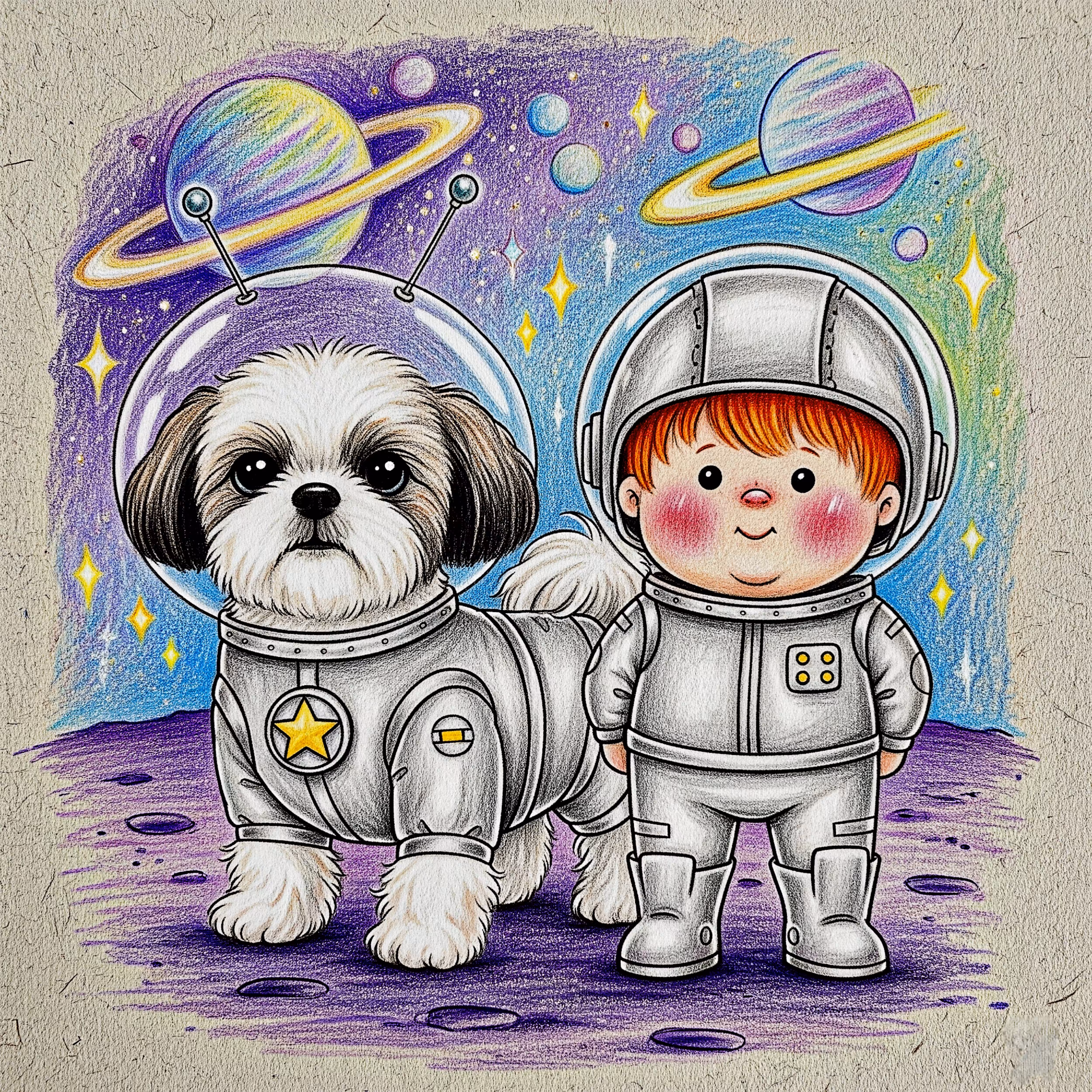 Cute Creatures : The Space Adventures of Marley and Zuda