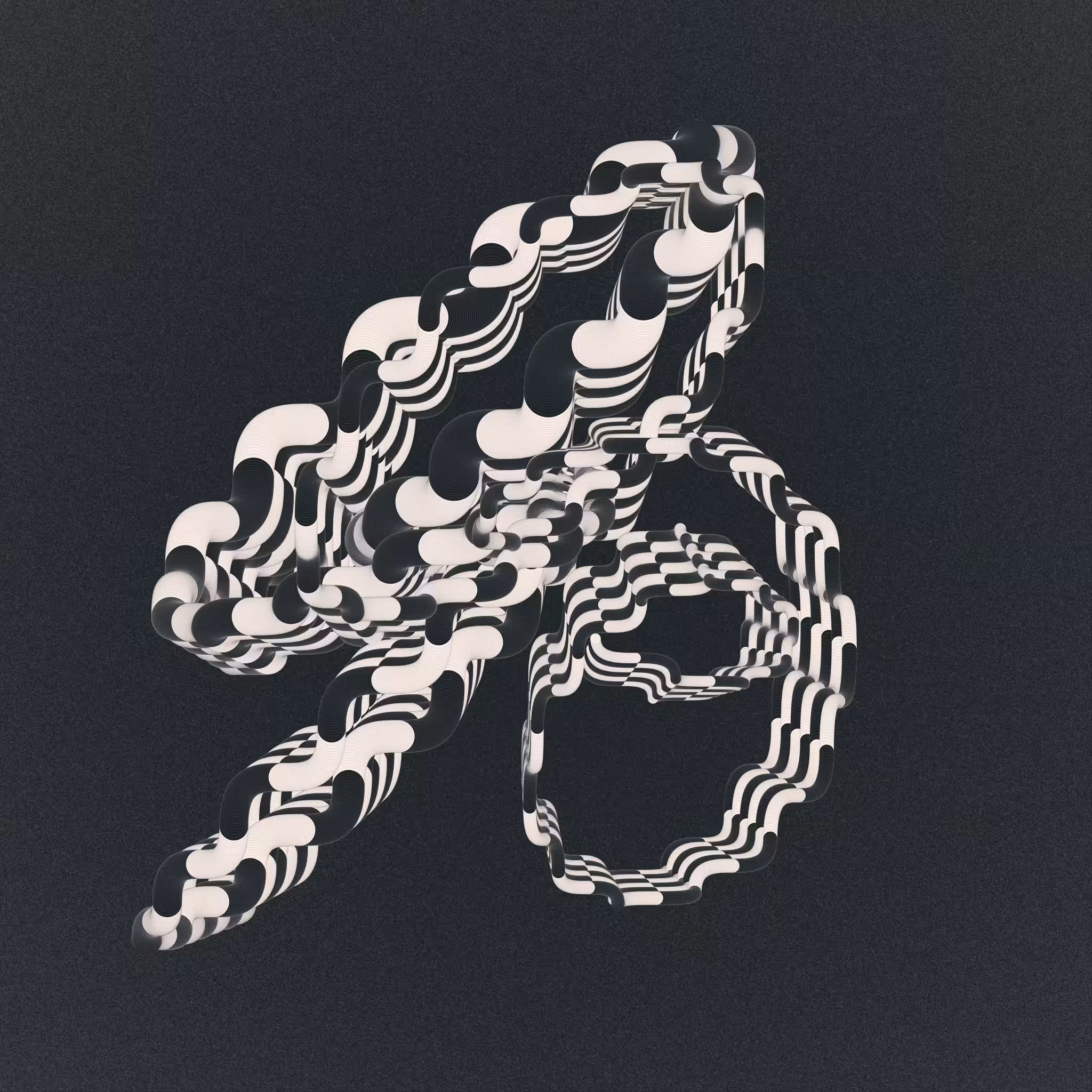 Pipe Alternate, Black & White No. 19