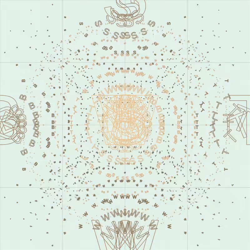 WTBS Logo with Fractals #85