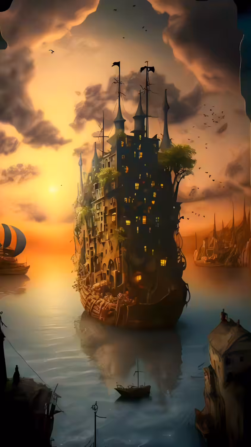 The ship, 4k video loop