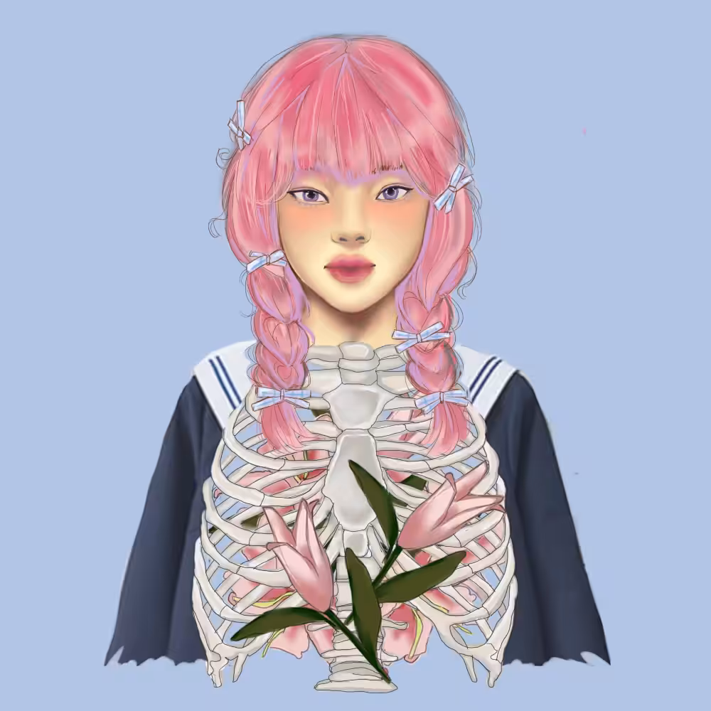 Blooming Skeleton 02